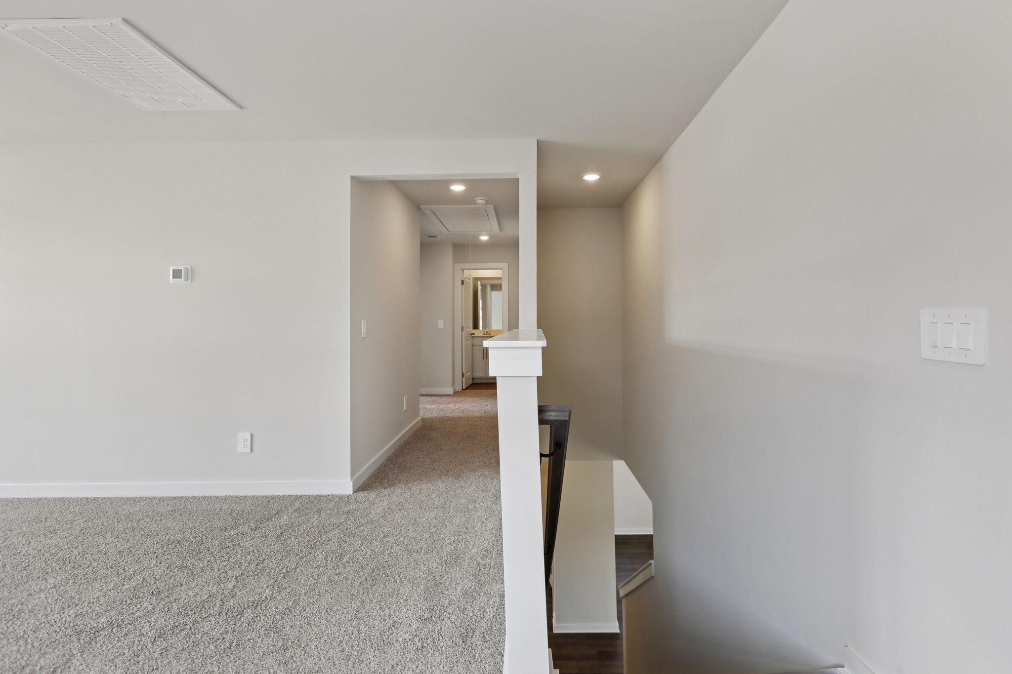 3823 Hallanday Drive Murfreesboro, TN 37128 - Photo 28 of 59 a view of a hallway with staircase and white walls