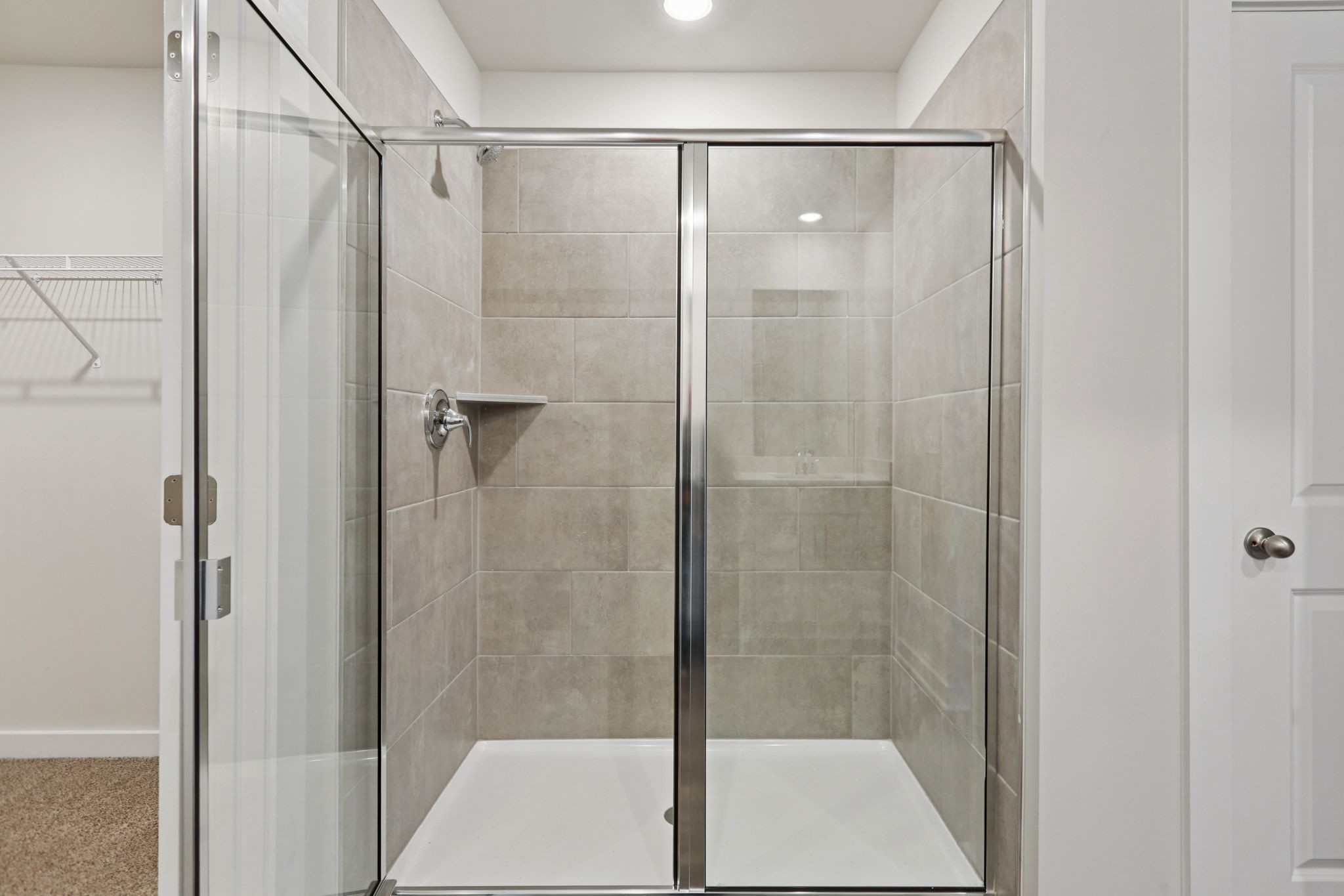 3823 Hallanday Drive Murfreesboro, TN 37128 - Photo 46 of 59 a bathroom with a glass shower door