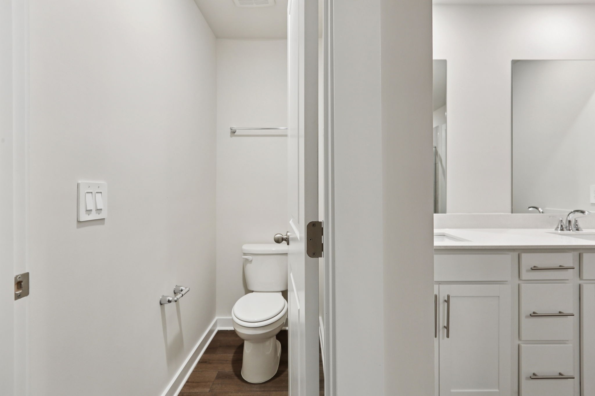 3823 Hallanday Drive Murfreesboro, TN 37128 - Photo 47 of 59 a bathroom with a toilet sink and a mirror