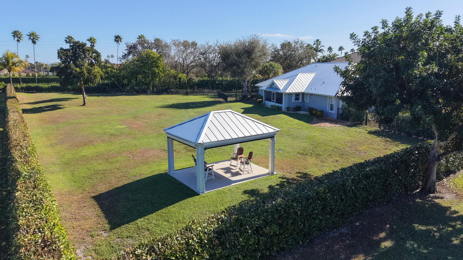 15355 Emmelman Road Wellington, FL 33414 - Photo 34 of 34 Aerial Backyard 2