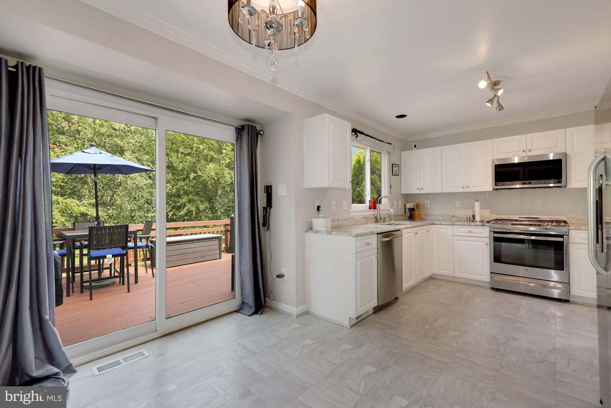 2237 Cold Meadow Way Silver Spring, MD 20906 - Photo 14 of 34 Kitchen (with view to Exterior Deck)
