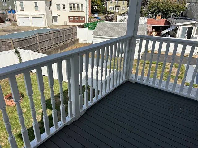 a view of city from a balcony