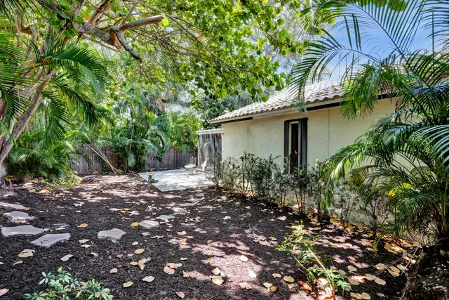a view of a house with a patio