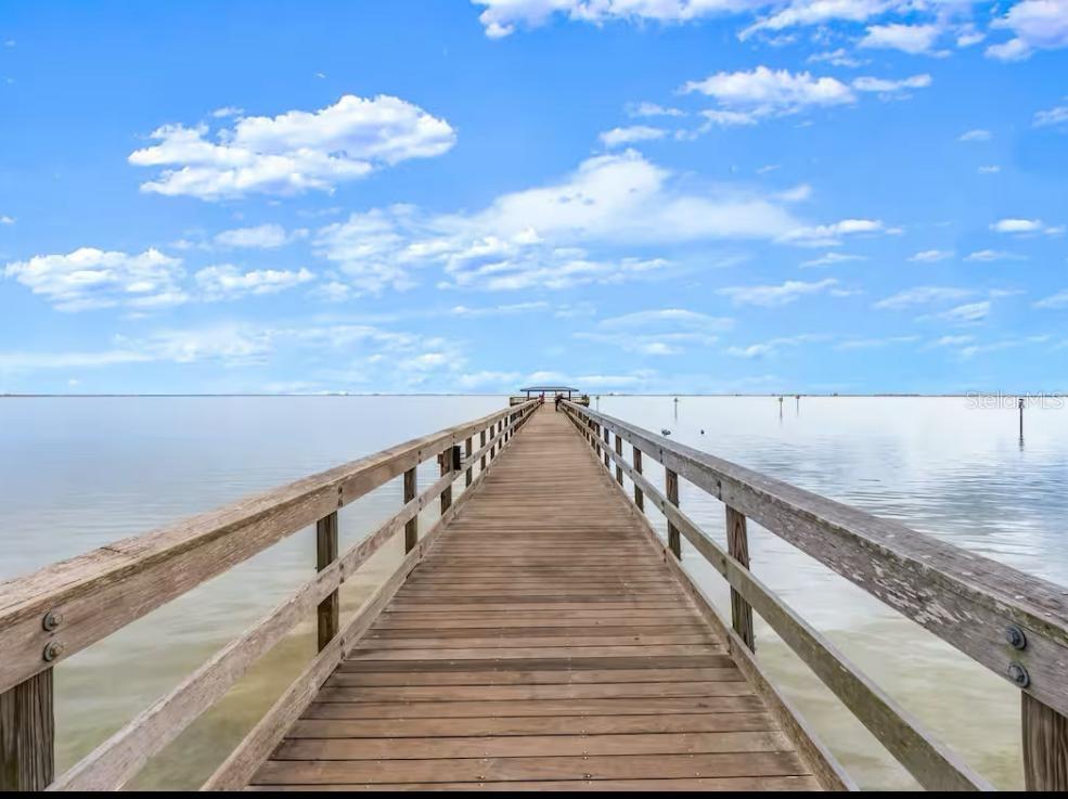 415 Mapleway, Unit A & B Safety Harbor, FL 34695 - Photo 46 of 56 a view of wooden floor with a ocean view