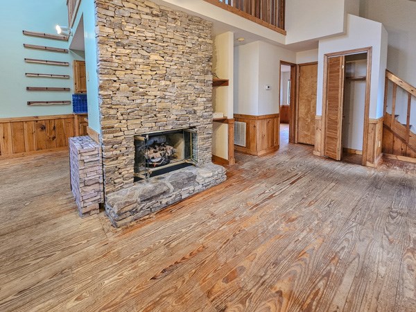 104 Pine Ridge Road Ellijay, GA 30536 - Photo 12 of 49 a living room with furniture and a fireplace