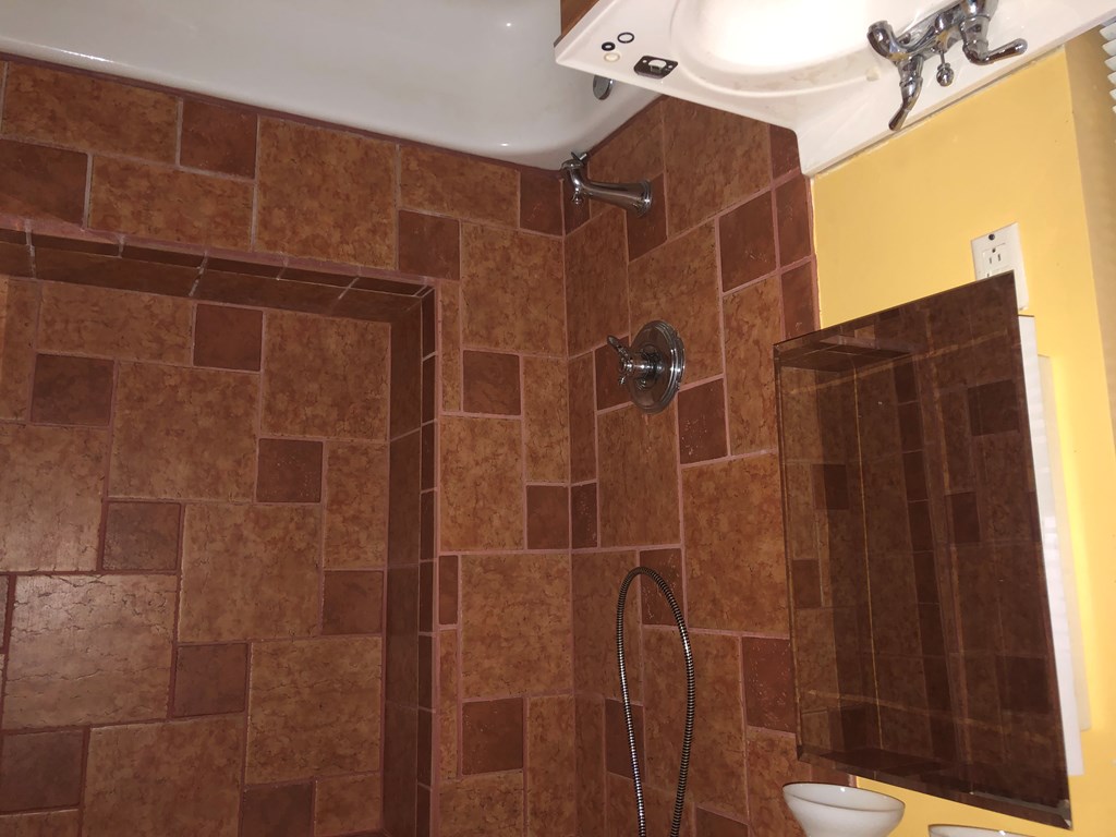 104 Pine Ridge Road Ellijay, GA 30536 - Photo 8 of 49 a bathroom with a shower and a toilet