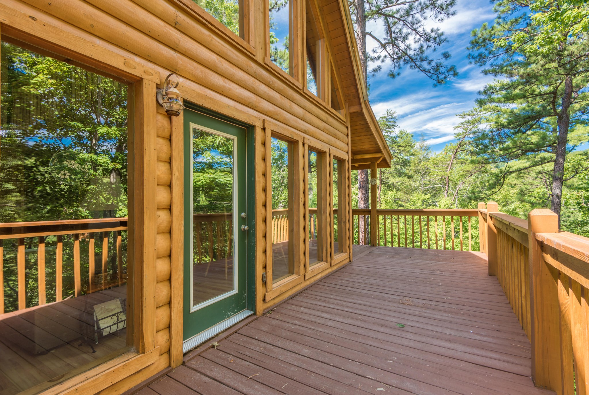 3104 Clearview Road Sevierville, TN 37862 - Photo 12 of 36 a view of a balcony with wooden floor