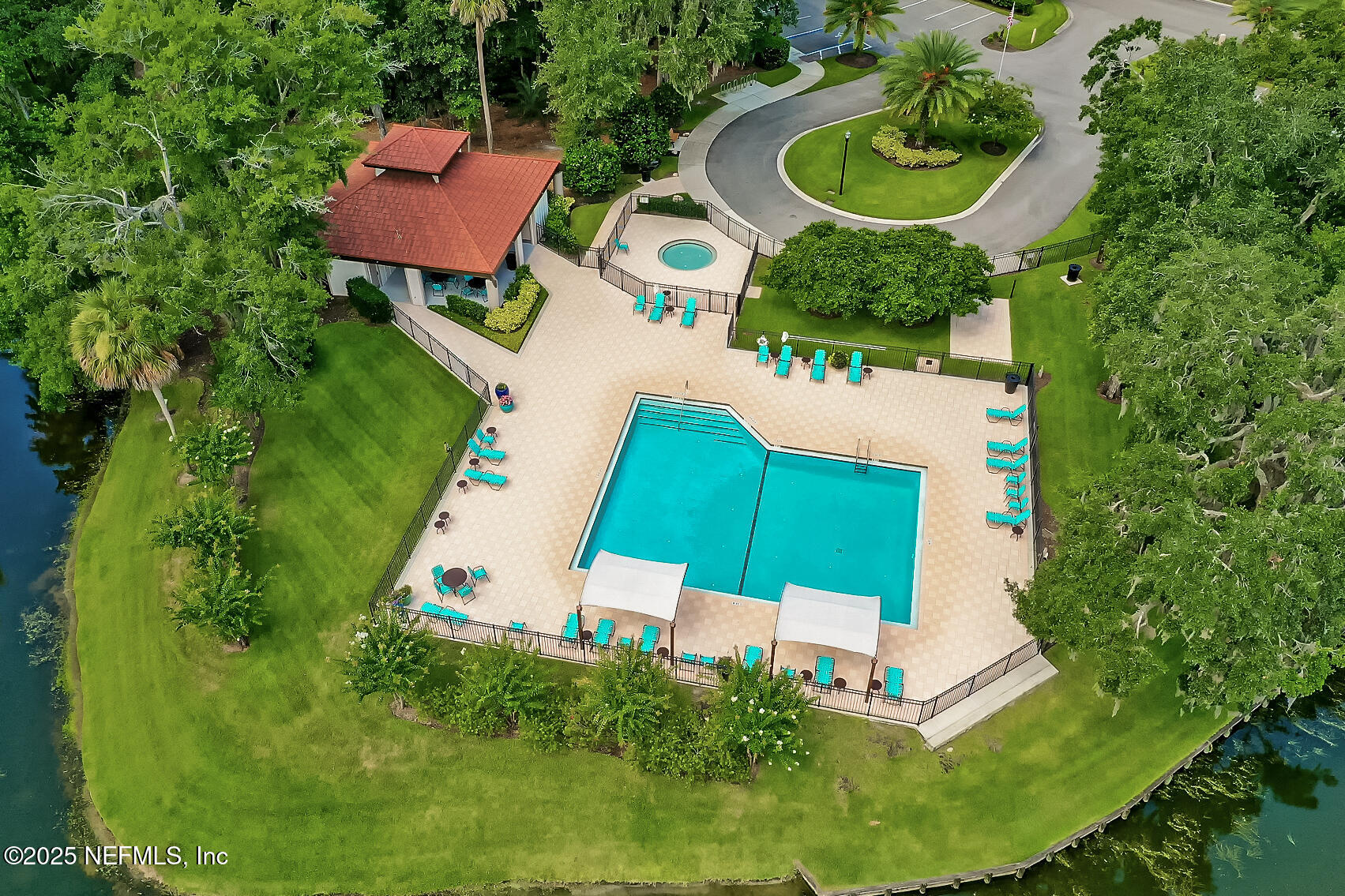 1202 Salt Creek Pointe Way Ponte Vedra Beach, FL 32082 - Photo 63 of 77 an aerial view of a house having outdoor space