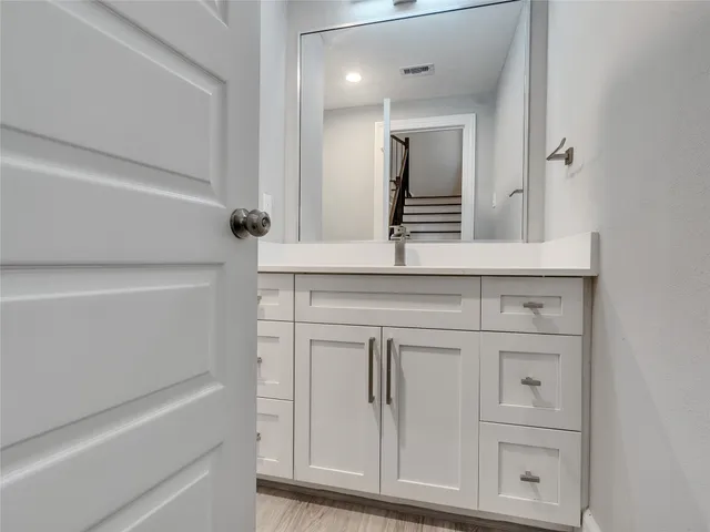 a view of an empty room