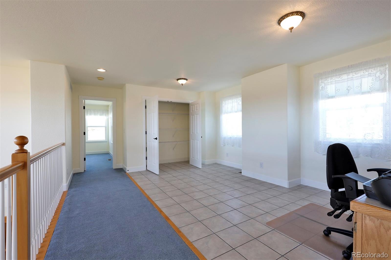 4627 Bayou Hills Road Parker, CO 80134 - Photo 20 of 40 a view of a room with a mirror and windows