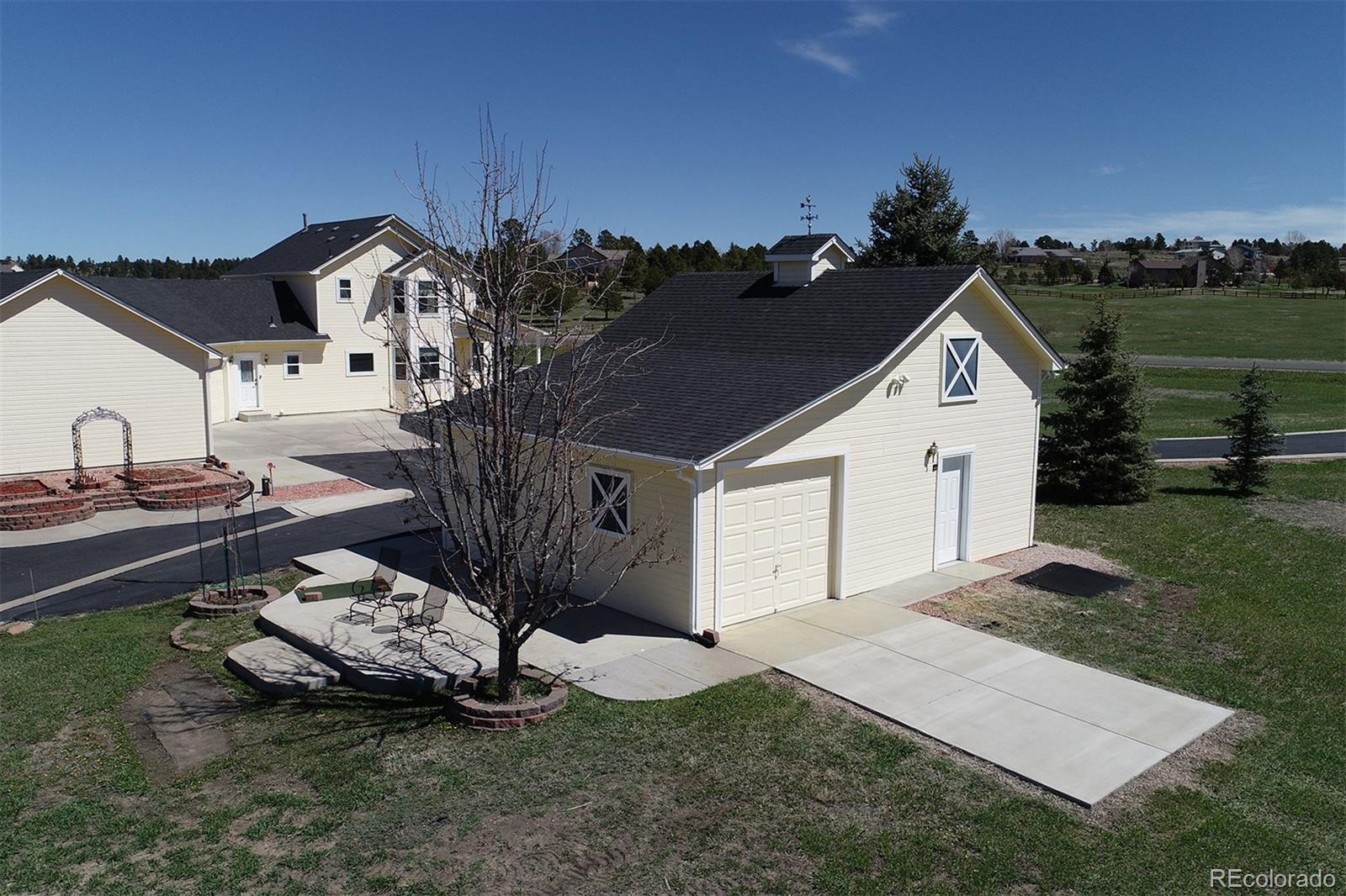 4627 Bayou Hills Road Parker, CO 80134 - Photo 31 of 40 a view of a house with a yard