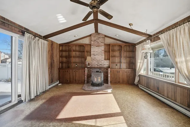 a view of an entryway with a front door