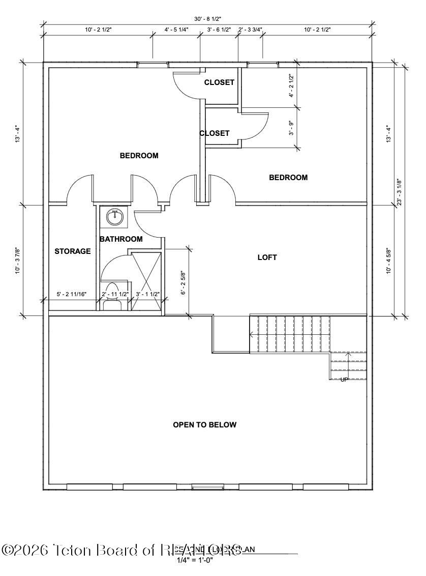 347 Alpine Mdw Loop Alpine, WY 83128 - Photo 15 of 15 Lot 23 2nd Level Floor Plan_3.23.26