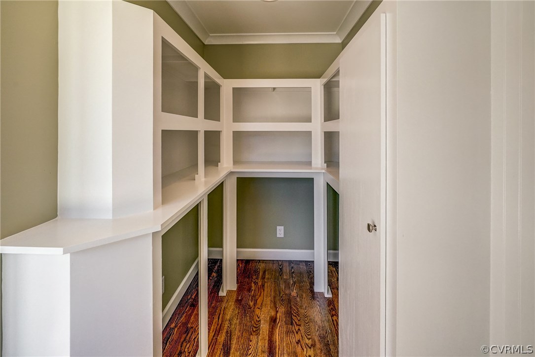 109 North Ridge Road Henrico, VA 23229 - Photo 18 of 41 a view of walk in closet with empty racks