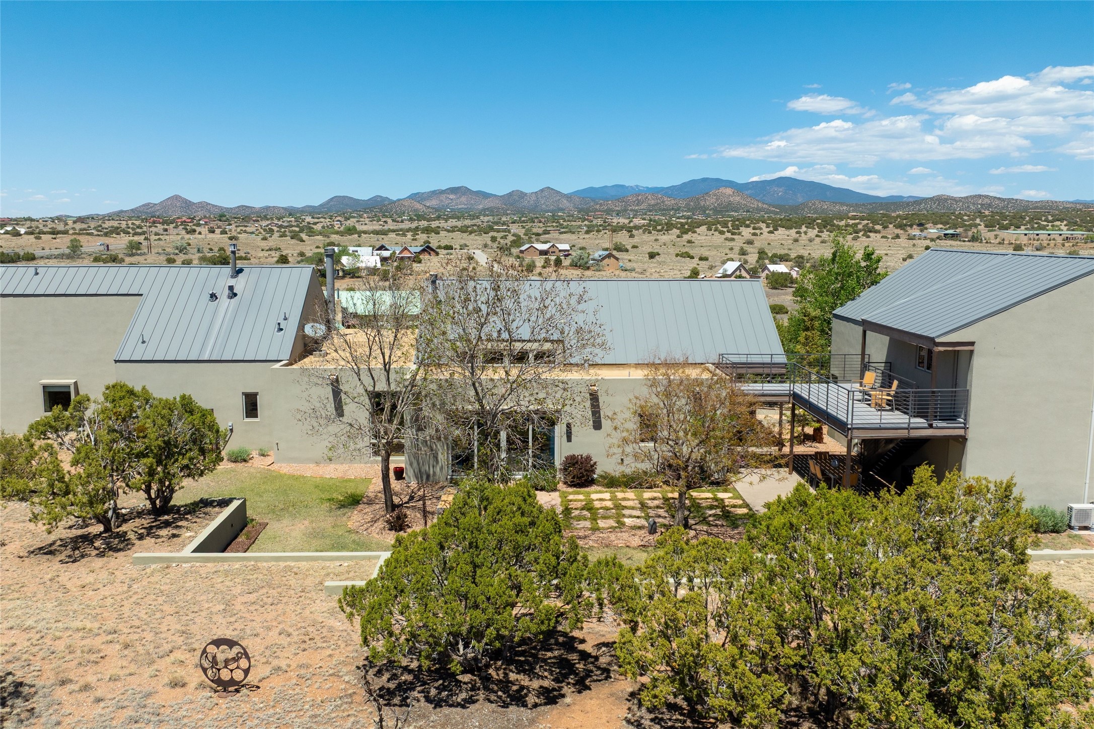 27 Old Road Lamy, NM 87540 - Photo 46 of 47 Aerial View Facing Northeast
