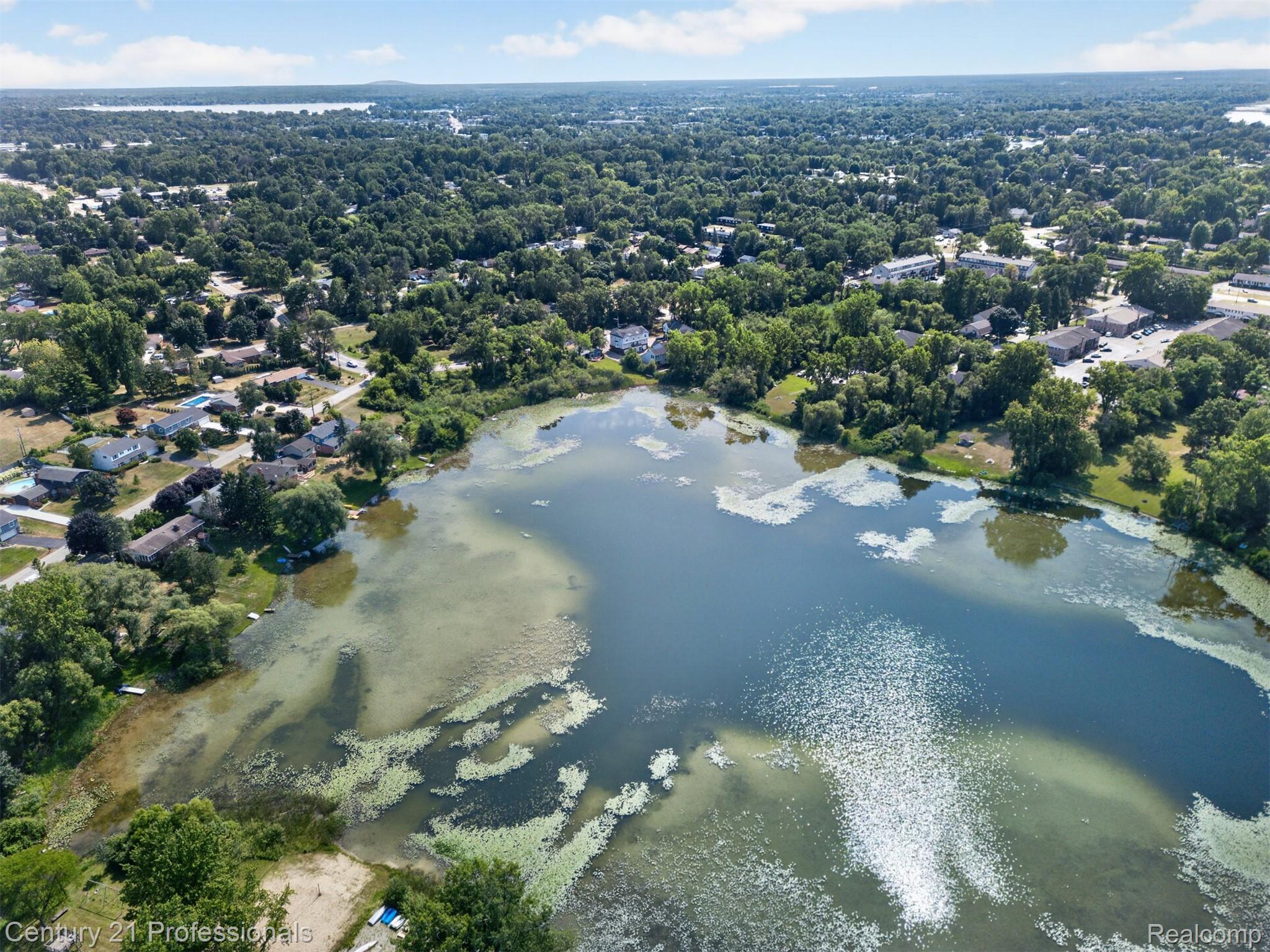 2042 Decker Road Walled Lake, MI 48390 - Photo 46 of 48 Picturesque view of Hawk Lake