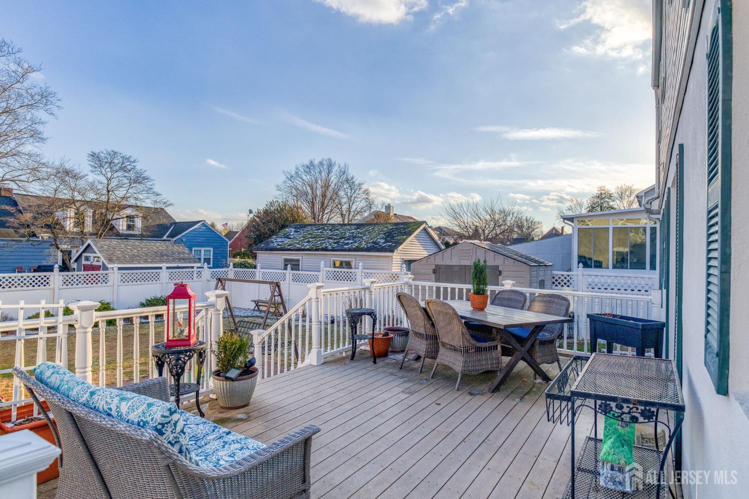 58 Harrison Avenue Milltown, NJ 08850 - Photo 21 of 30 an aerial view of a house with seating space and wooden floor