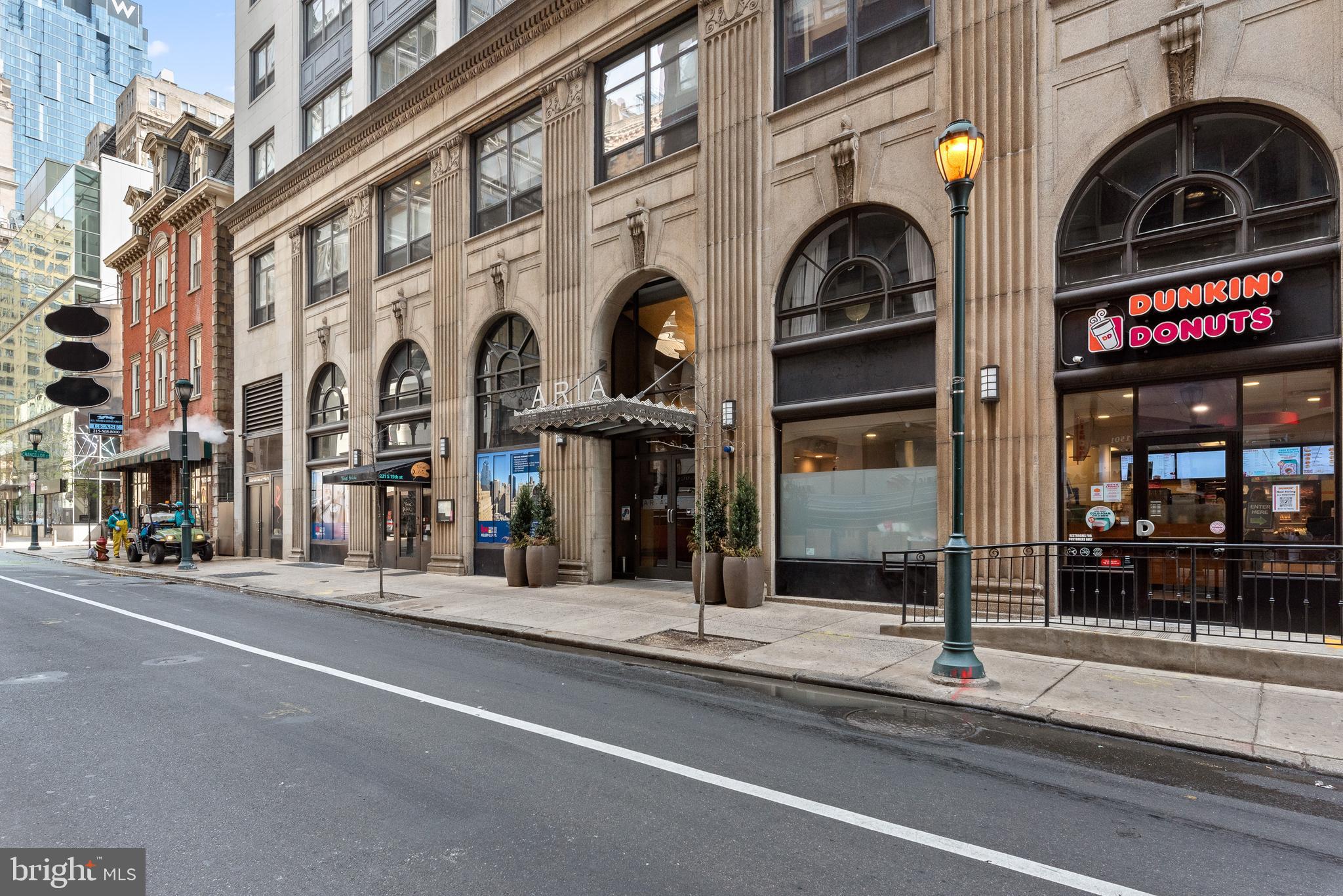 a view of a building with street