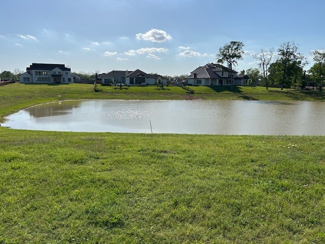 4107 Wooded Isle Way Fulshear, TX 77441 - Photo 3 of 6 a view of a lake with a house in the background