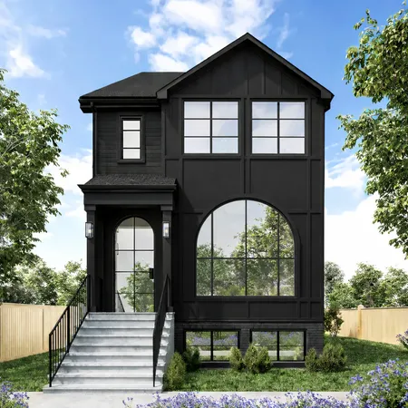 a front view of a house with a porch