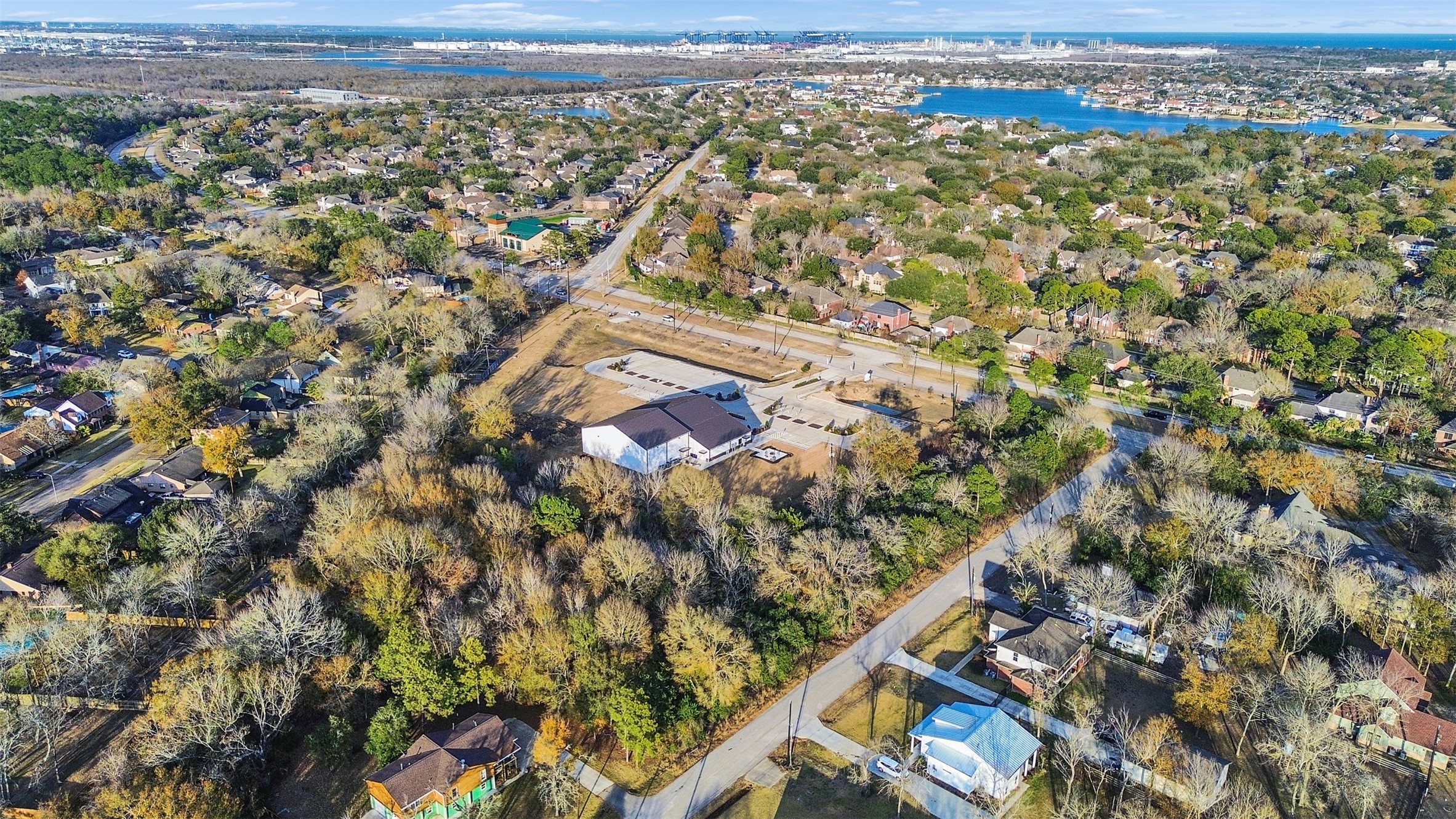 0 Memory Lane Seabrook, TX 77586 - Photo 10 of 11 an aerial view of residential houses with outdoor space