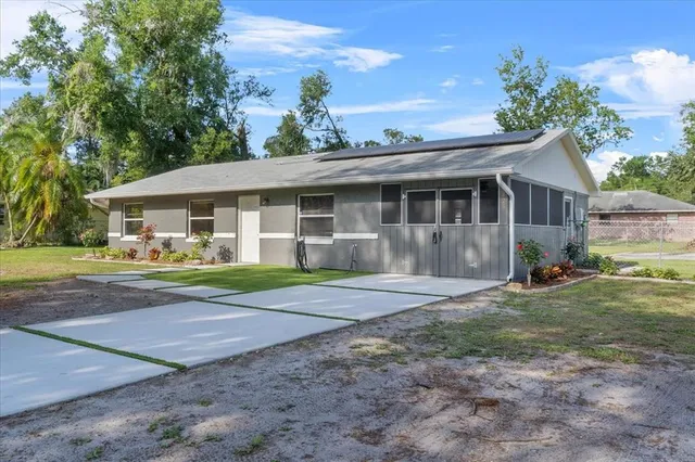 a view of outdoor space yard and front view of a house