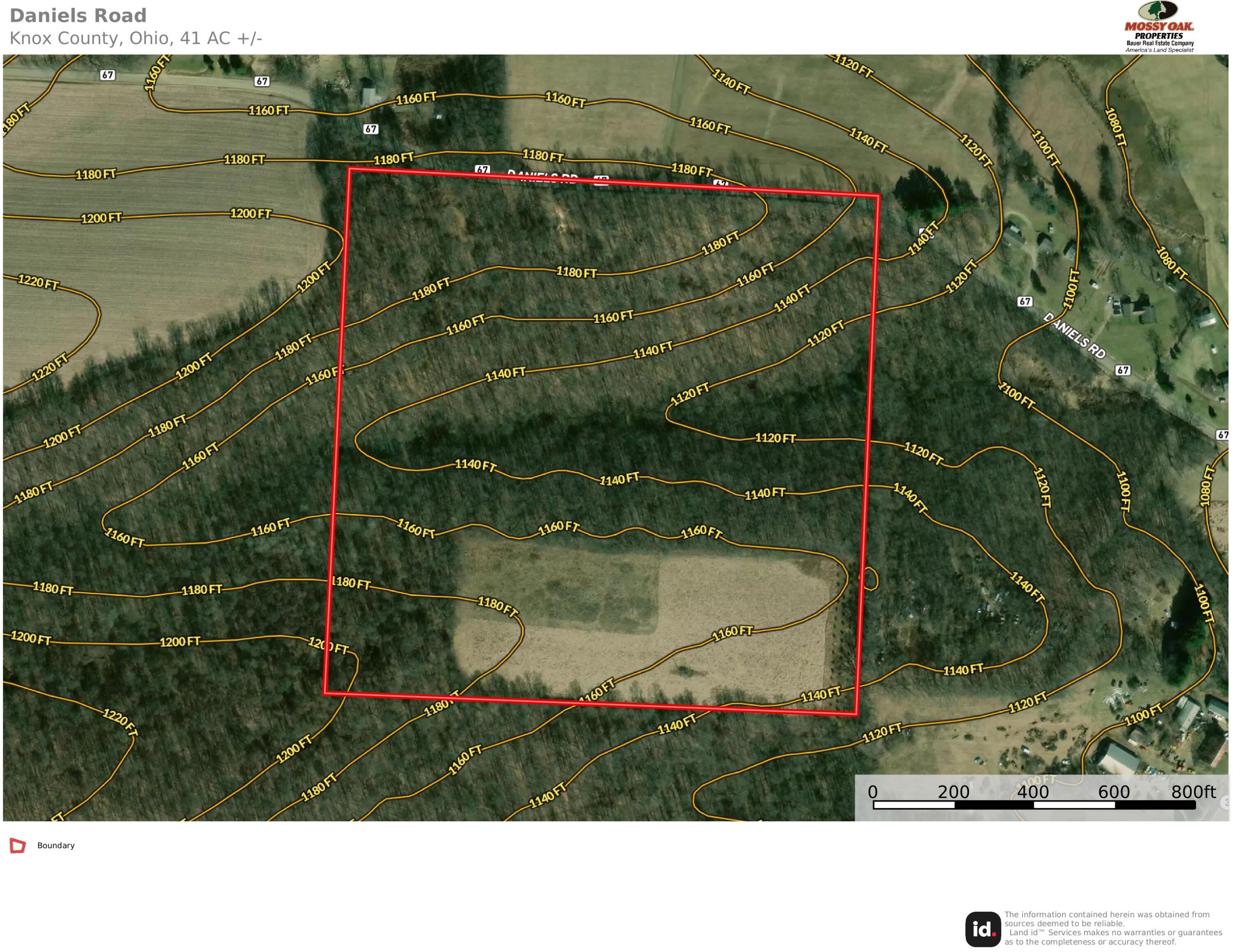 0 Daniels Road Mount Vernon, OH 43050 - Photo 3 of 25 Daniels Road Aerial W:Contours