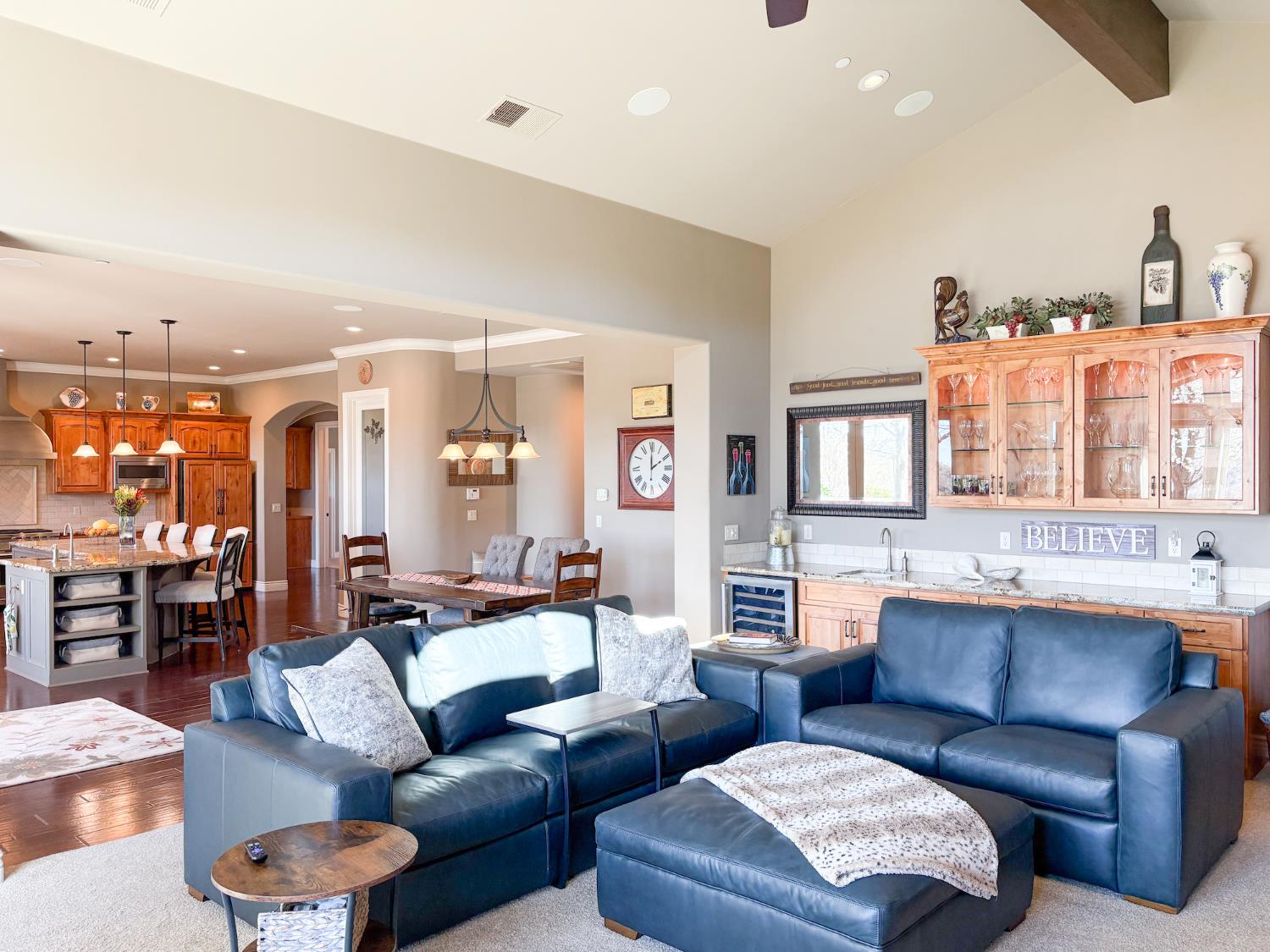 2920 Martel Creek Road Rescue, CA 95672 - Photo 11 of 69 a living room with furniture and a large window