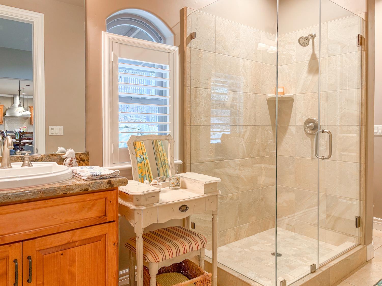 2920 Martel Creek Road Rescue, CA 95672 - Photo 18 of 69 a bathroom with a sink and a mirror
