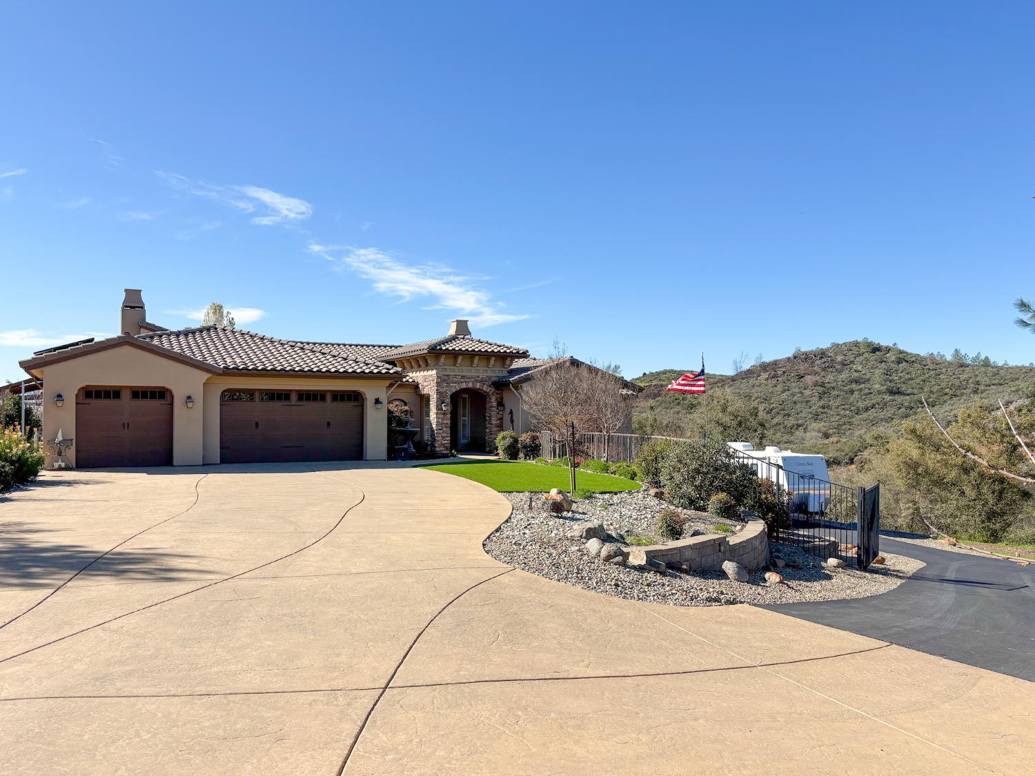 2920 Martel Creek Road Rescue, CA 95672 - Photo 60 of 69 a view of a house with a outdoor space