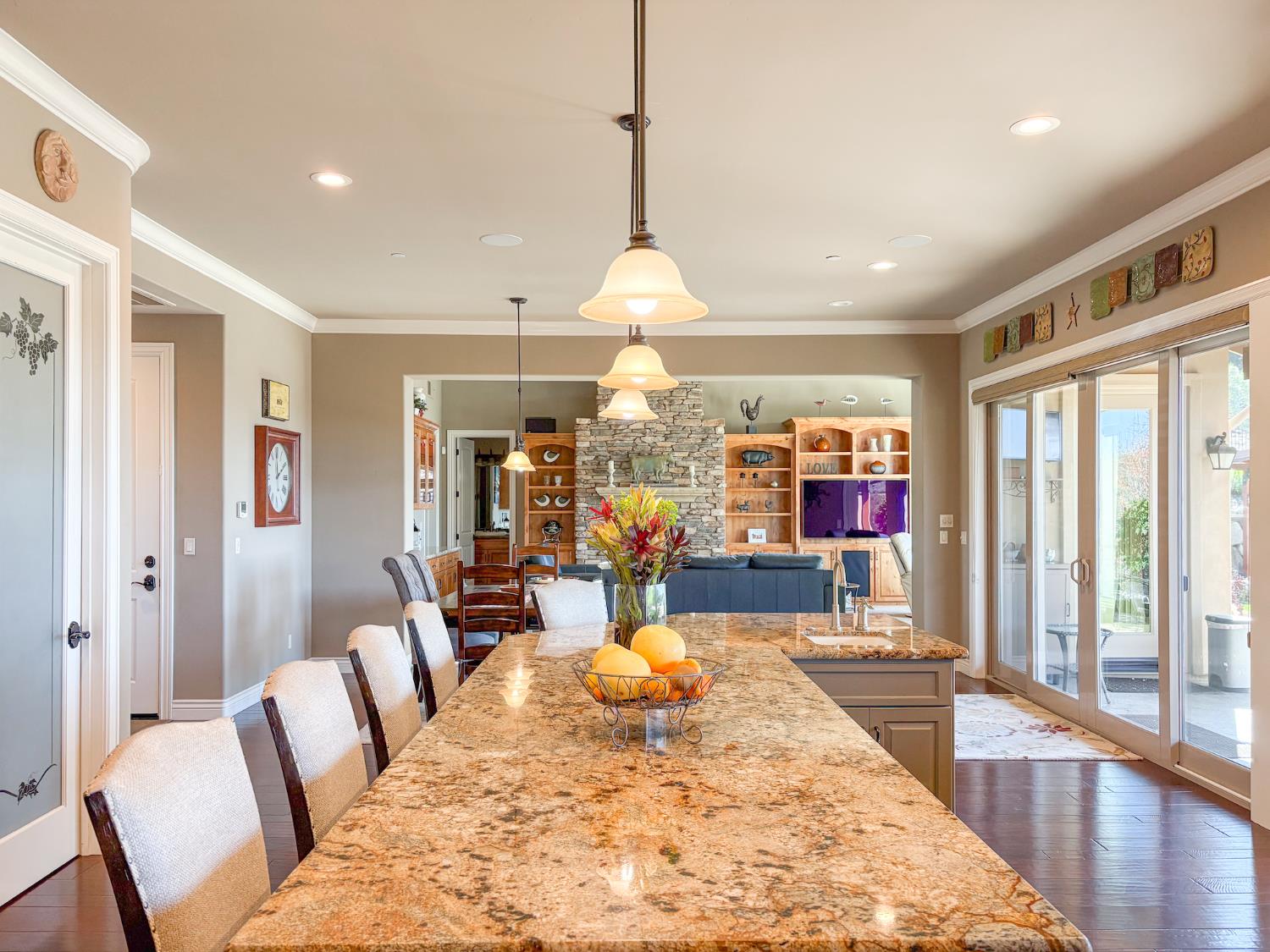 2920 Martel Creek Road Rescue, CA 95672 - Photo 8 of 69 a view of a dining room with furniture window and wooden floor