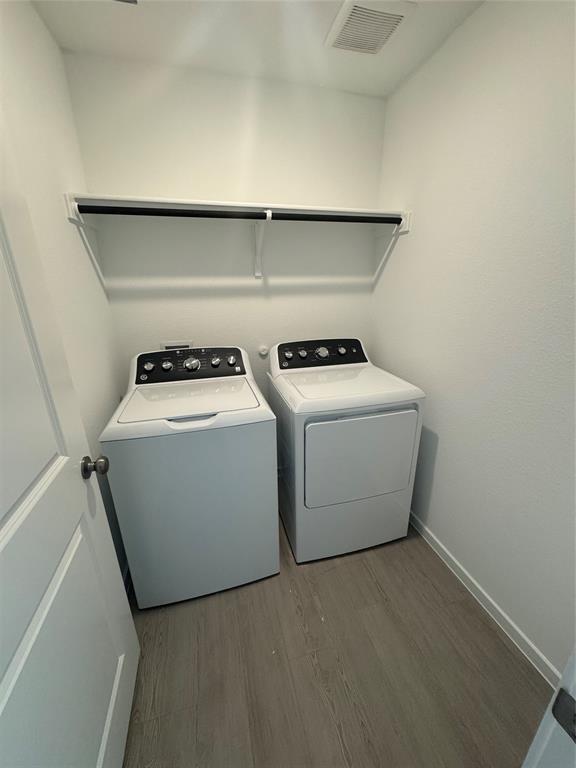 1271 Falcon Hts Drive Forney, TX 75126 - Photo 24 of 29 Washroom featuring light wood-style floors and independent washer and dryer