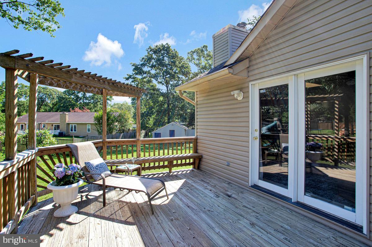 7887 Poplar Grove Road Severn, MD 21144 - Photo 46 of 49 Enjoy your morning coffee on the sunny deck!