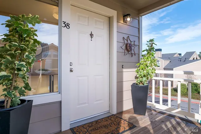 a view of balcony and patio