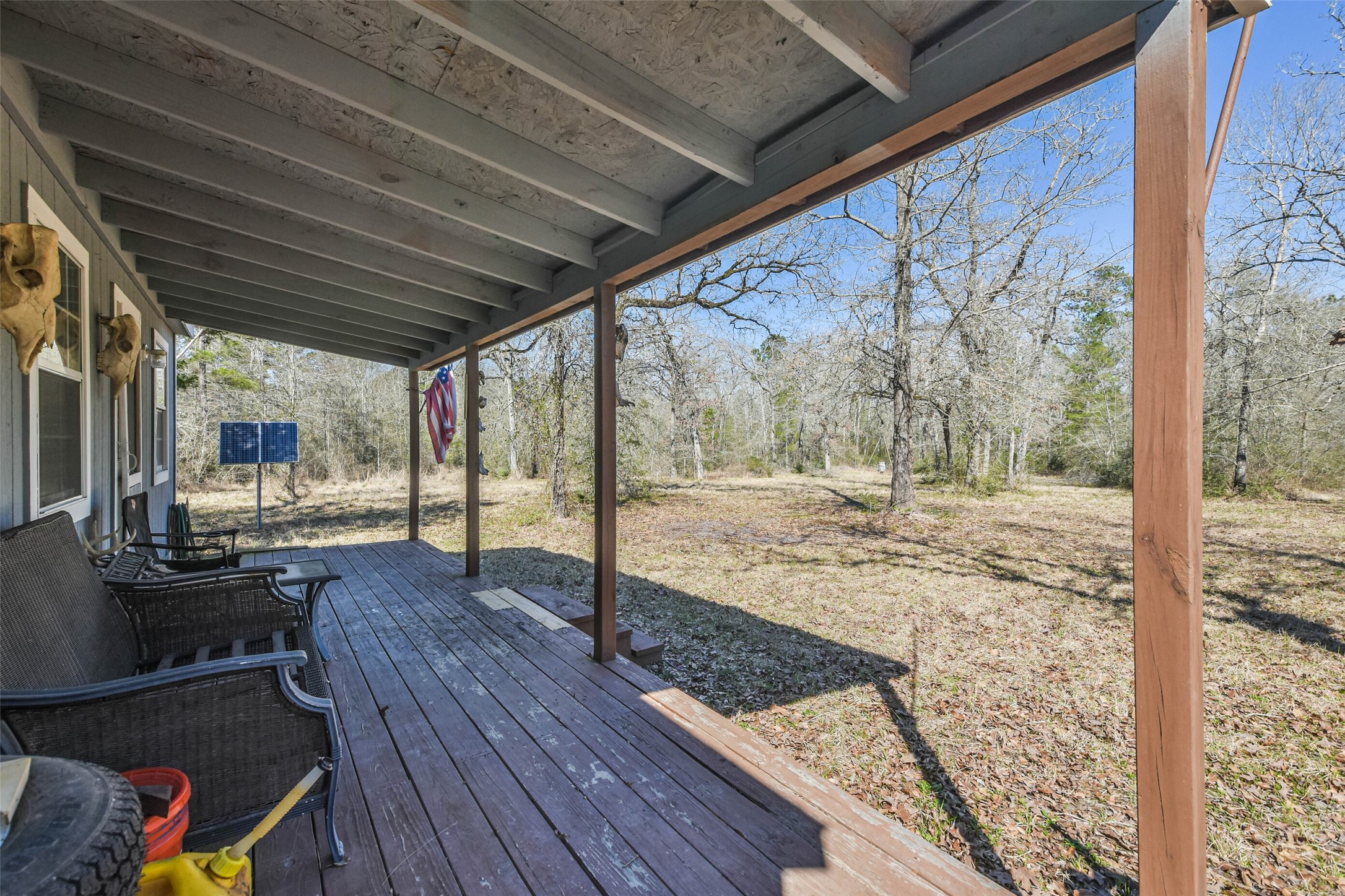 35 Old Sign Road Midway, TX 75852 - Photo 43 of 49 a view of a porch