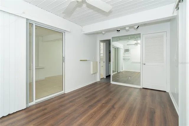 wooden floor in an empty room