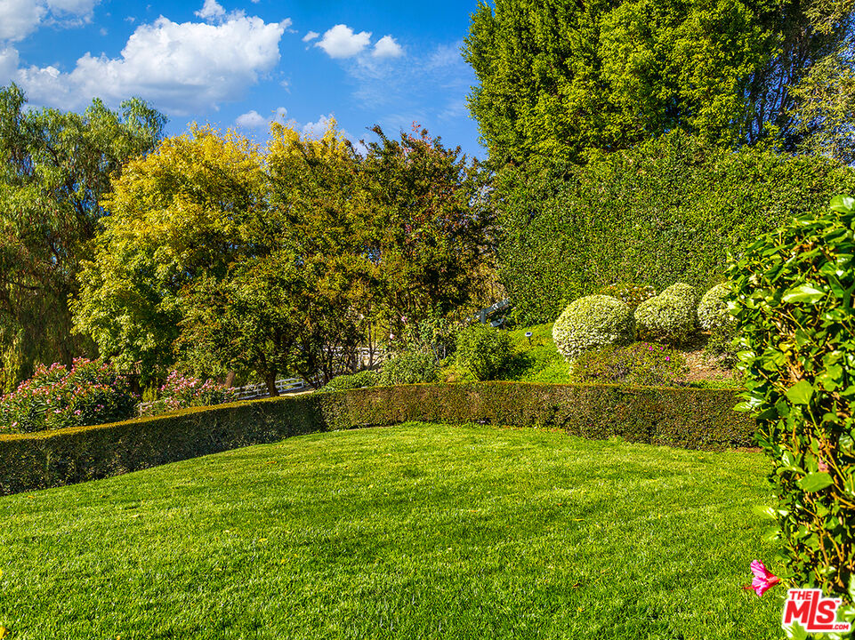 25045 Jim Bridger Road Hidden Hills, CA 91302 - Photo 45 of 52 a view of an outdoor space and a yard