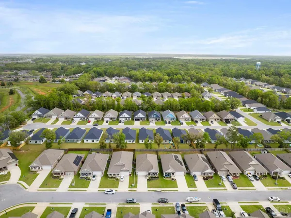 a view of a city with a mountain