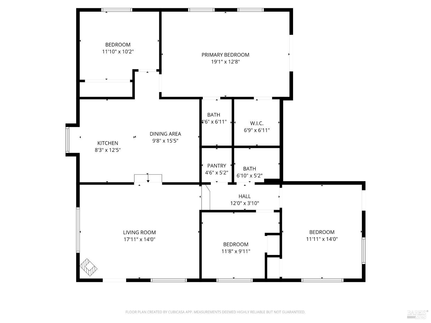 8400 Cave Creek Road Redwood Valley, CA 95470 - Photo 37 of 37 a picture of a floor plan