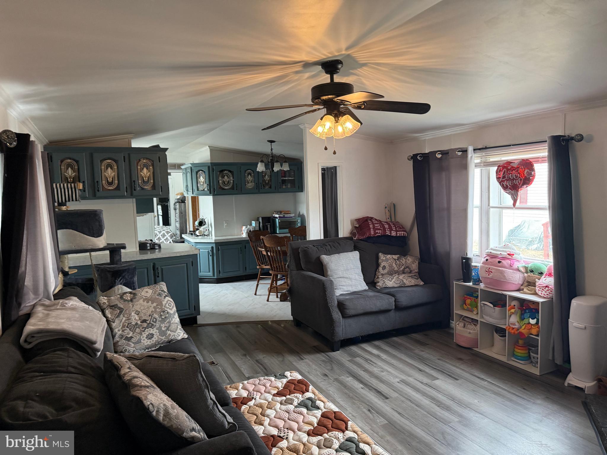 938 Decoy Way, Unit A161 Bear, DE 19701 - Photo 5 of 17 a living room with furniture a ceiling fan and a window