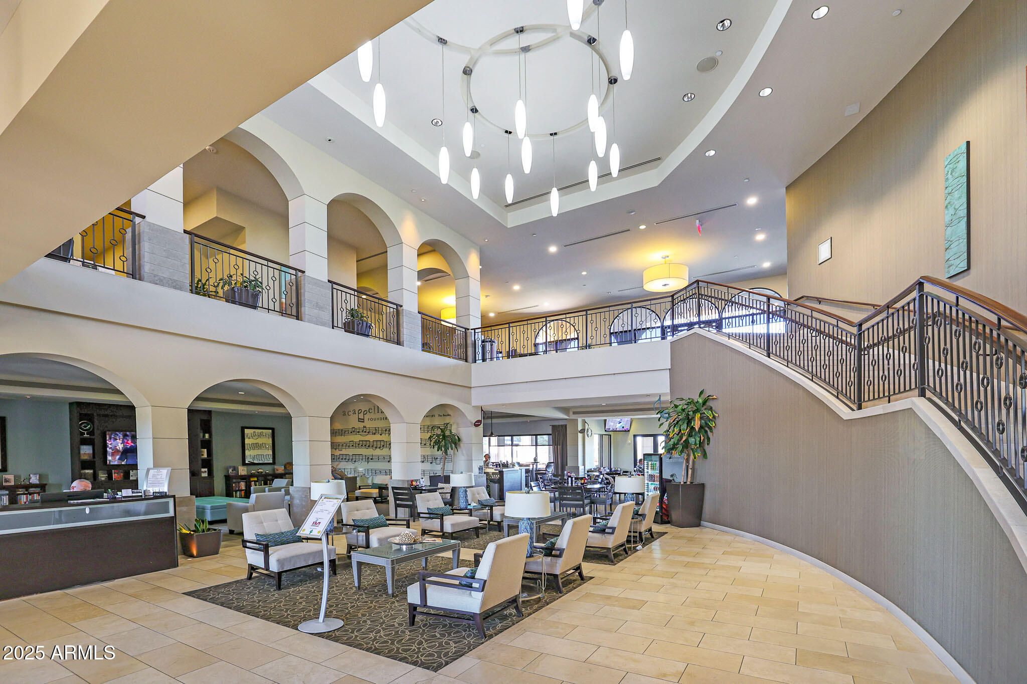 18184 West Deer Creek Road Goodyear, AZ 85338 - Photo 62 of 82 a view of a large building with a chandelier