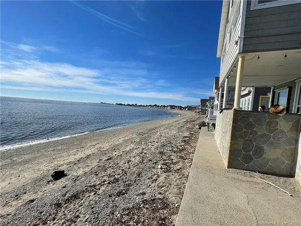 a view of an ocean beach