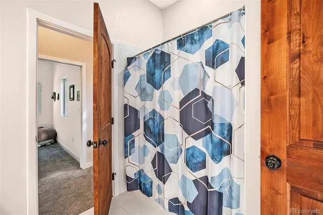 a view of front door