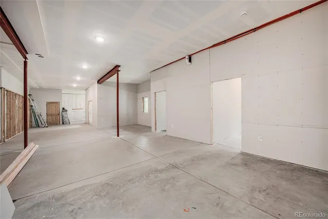 a view of a partially built entryway