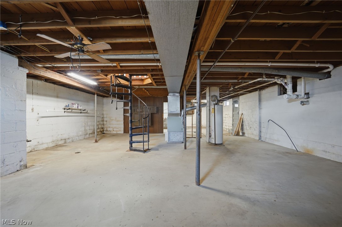 205 Claridon Road Chardon, OH 44024 - Photo 23 of 30 Basement with stairs and cellar walk-up