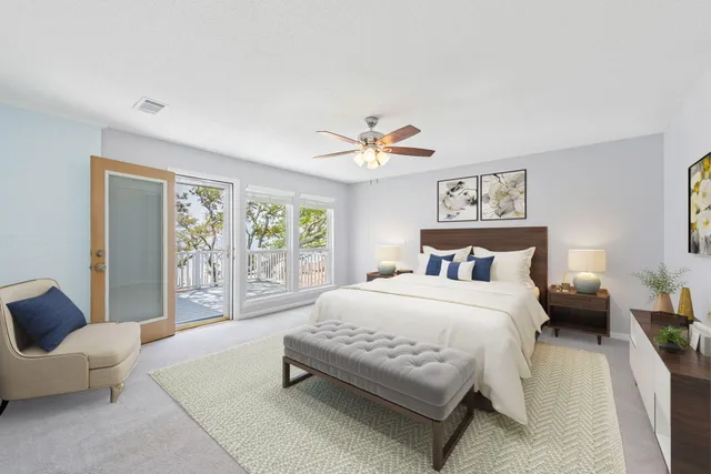 a house with tree in front of it