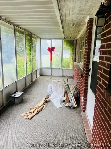 a room with gym equipment