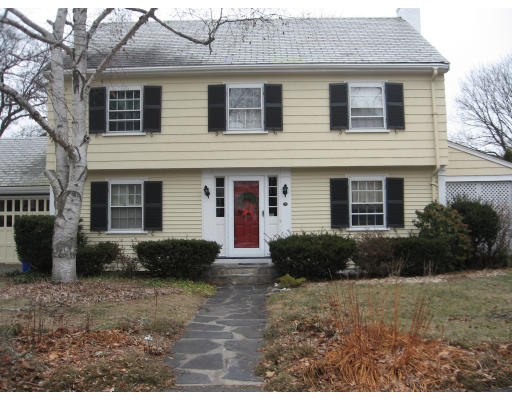 42 Sheldon Road Newton, MA 02459 - Photo 1 of 9 a front view of a house with garden