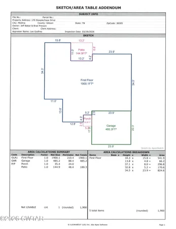$349,900 | 170 Steeplechase Drive, Medina, TN 38355