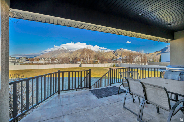 896 West 675 South Mapleton, UT 84664 - Photo 69 of 77 Fenced backyard featuring outdoor dining area and a patio
